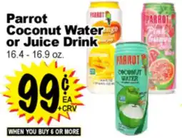 Superior Grocers Parrot Coconut Water or Juice Drink offer