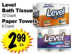 Superior Grocers Level Bath Tissue Paper Towels offer
