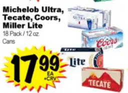 Superior Grocers Michelob Ultra, Tecate, Coors, Miller Lite offer