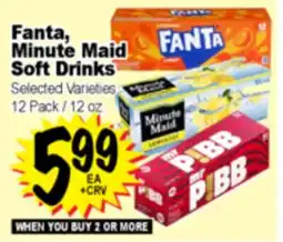 Superior Grocers Fanta, Minute Maid Soft Drinks offer