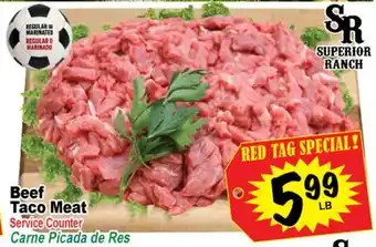 Superior Grocers Beef Taco Meat offer