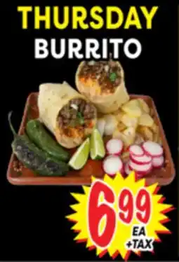 Superior Grocers THURSDAY BURRITO offer
