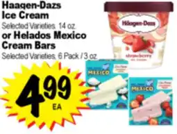 Superior Grocers Haagen-Dazs Ice Cream or Helados Mexico Cream Bars offer