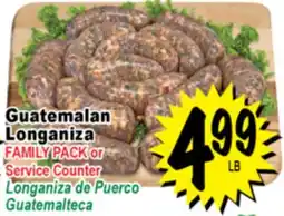 Superior Grocers Guatemalan Longaniza offer