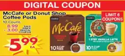 Superior Grocers Keurig McCafe Or Donut Shop Coffee Pods offer