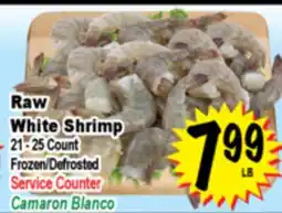 Superior Grocers Raw White Shrimp offer