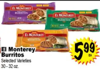 Superior Grocers El Monterey Burritos offer