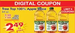Superior Grocers Tree Top 100% Apple Juice offer