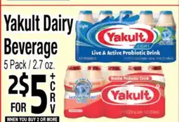 Superior Grocers Yakult Dairy Beverage offer
