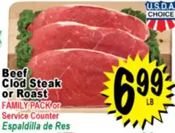 Superior Grocers Beef Clod Steak or Roast offer