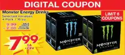 Superior Grocers Monster Energy Drinks offer