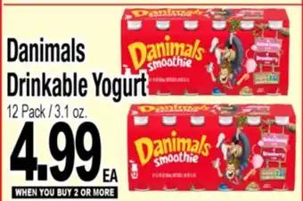 Superior Grocers Danimals Drinkable Yogurt offer