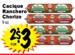 Superior Grocers Cacique Ranchero Chorizo offer