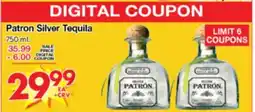 Superior Grocers Patron Silver Tequila offer