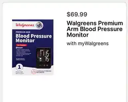 Walgreens Premium Arm Blood Pressure Monitor offer