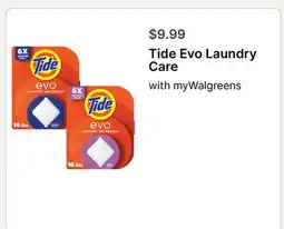 Walgreens Tide Evo Laundry Care offer