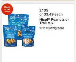 Walgreens Nice! Peanuts or Trail Mix offer