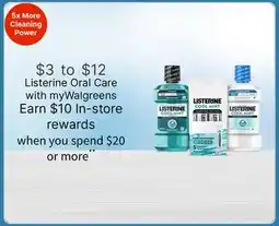 Walgreens Listerine Oral Care offer