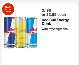 Walgreens Red Bull Energy Drink offer