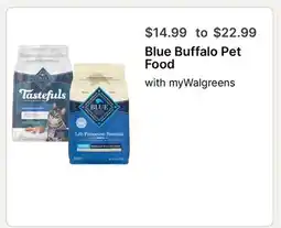 Walgreens Blue Buffalo Pet Food offer