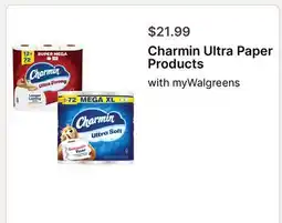 Walgreens Charmin Ultra Paper Products offer