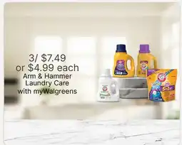 Walgreens Arm & Hammer Laundry Care offer