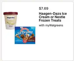 Walgreens Ice Cream or Nestle Frozen Treats offer
