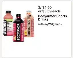 Walgreens Bodyarmor Sports Drinks offer