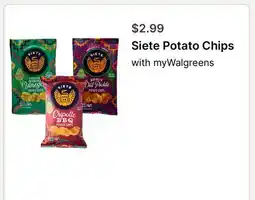 Walgreens Siete Potato Chips offer