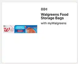 Walgreens Food Storage Bags offer