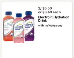 Walgreens Electrolit Hydration Drink offer