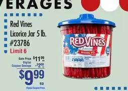 Smart & Final Red Vines Licorice Jar offer