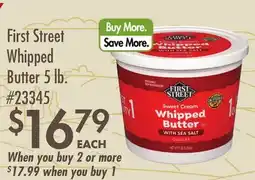 Smart & Final First Street Whipped Butter offer