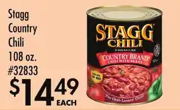 Smart & Final Stagg Country Chili offer