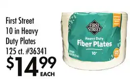 Smart & Final First Street 10 in Heavy Duty Plates offer