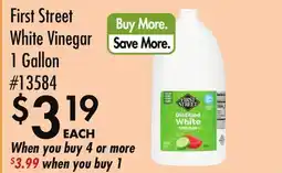 Smart & Final First Street White Vinegar offer