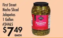 Smart & Final First Street Nacho Sliced Jalapeños offer