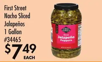 Smart & Final First Street Nacho Sliced Jalapeños offer