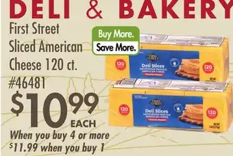 Smart & Final First Street Sliced American Cheese offer