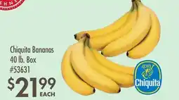 Smart & Final Chiquita Bananas offer
