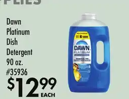 Smart & Final Dawn Platinum Dish Detergent offer