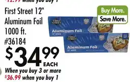 Smart & Final First Street 12 Aluminum Foil offer