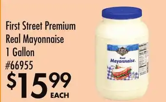 Smart & Final First Street Premium Real Mayonnaise offer