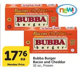 Albertsons Bubba Burger Bacon and Cheddar offer