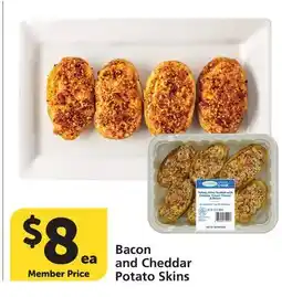 Albertsons Bacon and Cheddar Potato Skins offer