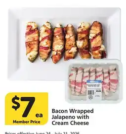 Albertsons Bacon Wrapped Jalapeno with Cream Cheese offer