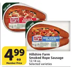 Albertsons Hillshire Farm Smoked Rope Sausage offer