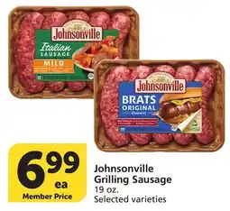 Albertsons Johnsonville Grilling Sausage offer
