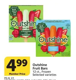 Albertsons Outshine Fruit Bars offer