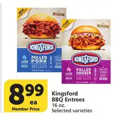 Albertsons Kingsford BBQ Entrees offer